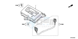 TRX420FEC drawing METER