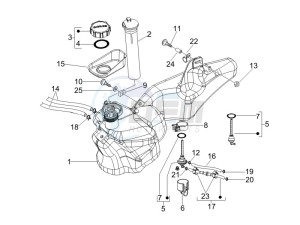 Liberty 200 4t e3 drawing Fuel Tank