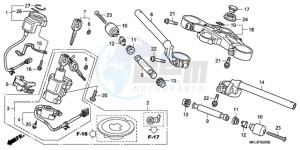 CBR1000RR9 Korea - (KO / HRC MME) drawing HANDLE PIPE/TOP BRIDGE