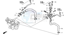 CBR900RE drawing THERMOSTAT