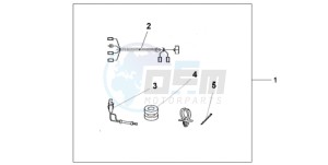 GL18009 BR / AB - (BR / AB) drawing TRUNK INNER LAMP