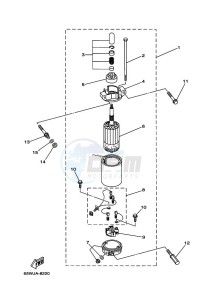 F25A drawing STARTER-MOTOR