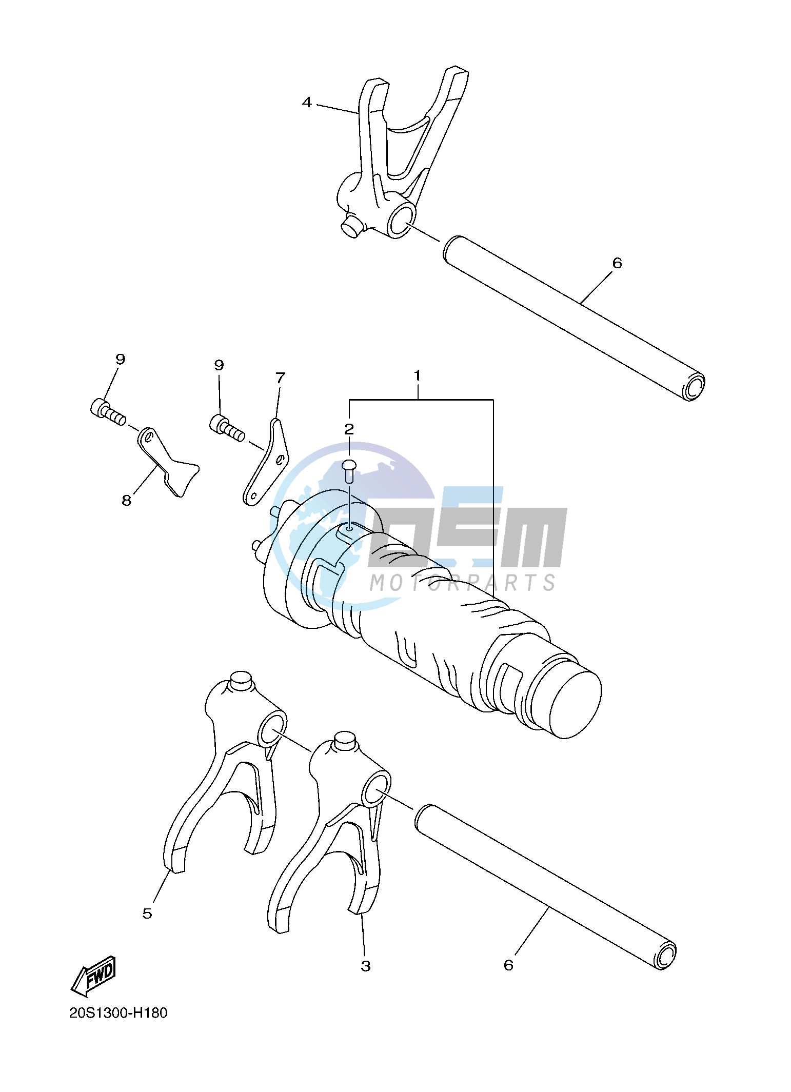 SHIFT CAM & FORK