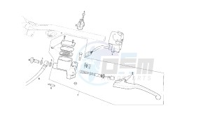 RAMBLA-250 - 125 CC VTHRA1B1A VTHRA1A1A drawing REAR MASTER CYLINDER