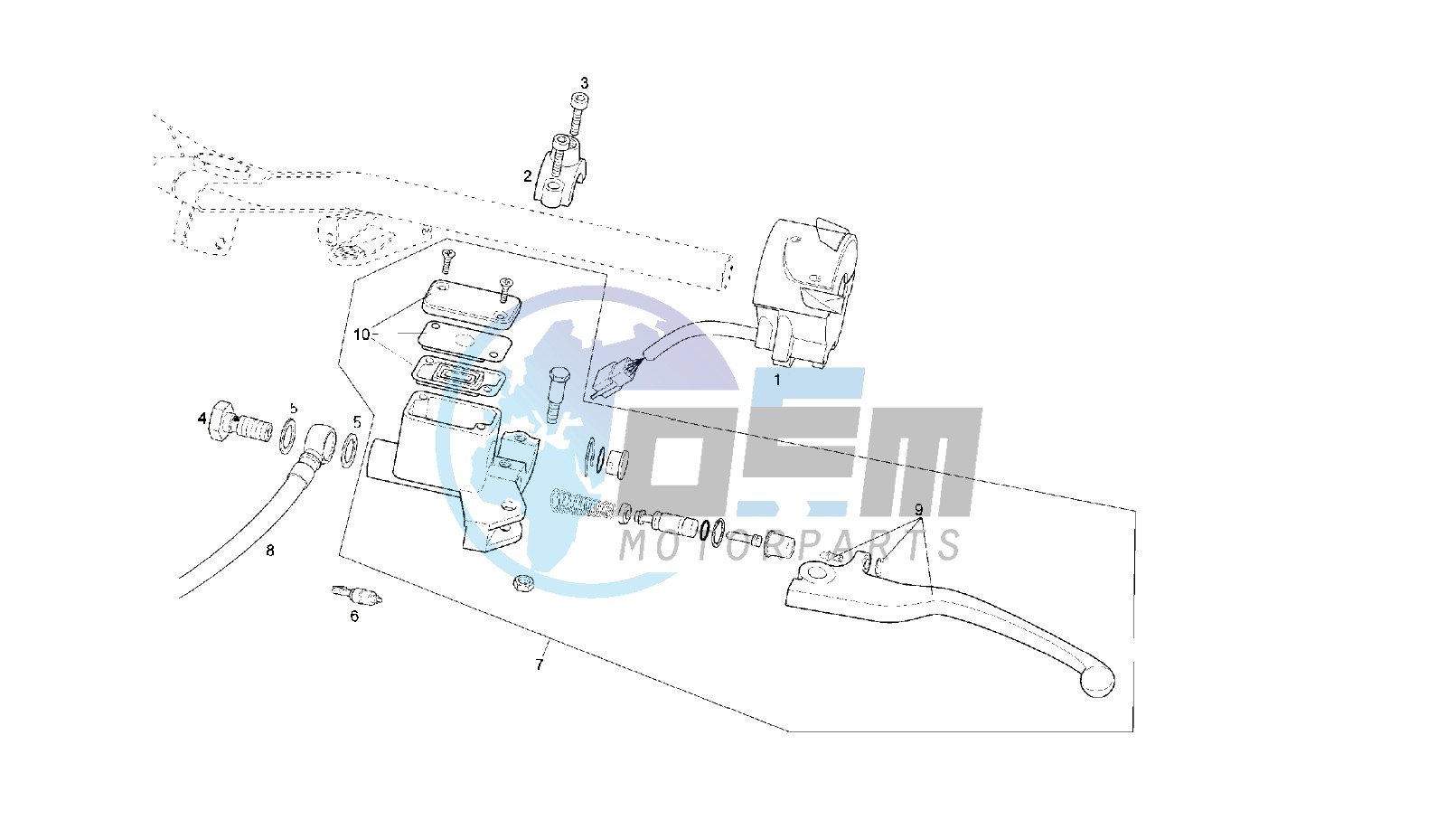 REAR MASTER CYLINDER