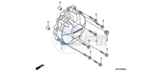 CB600FA9 Australia - (U / ABS) drawing GENERATOR COVER