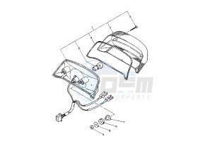 XJ S DIVERSION 900 drawing TAILLIGHT