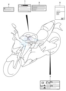 GSX-S1000 A drawing LABEL