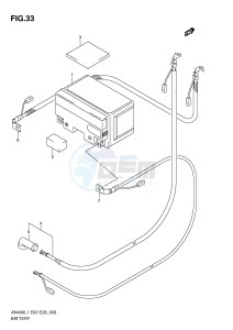 AN400 (E3-E28) Burgman drawing BATTERY (AN400ZAL1 E33)