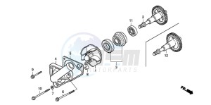 CRM125R drawing WATER PUMP