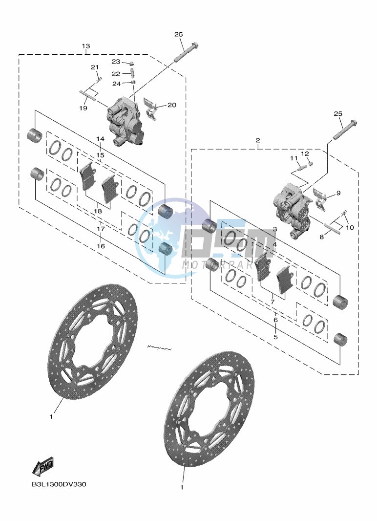 FRONT BRAKE CALIPER