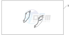 GL1800A France - (F / CMF) drawing CH SWINGARM PIVOT