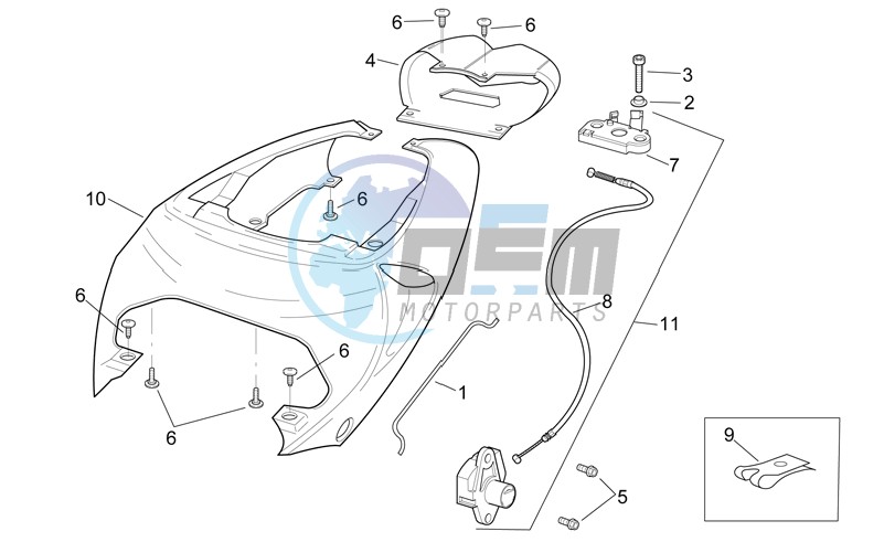 Rear body - Rear fairing