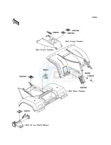 KLF300 4x4 KLF300-C17 EU GB drawing Labels