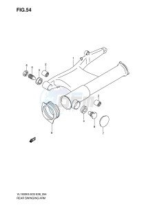 VL1500 (E3-E28) drawing REAR SWINGING ARM