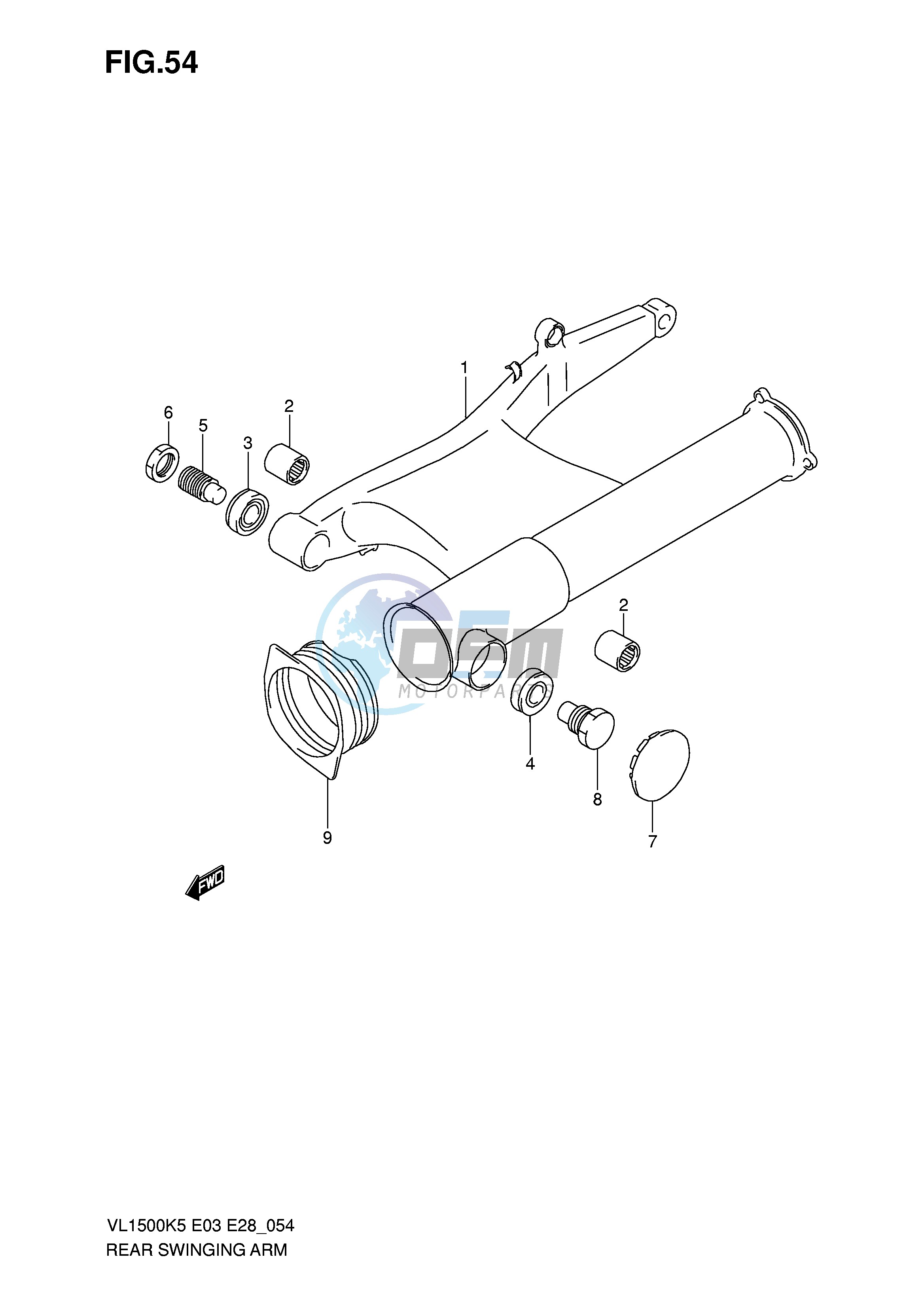 REAR SWINGING ARM