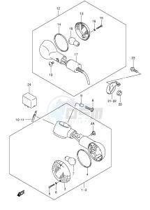 VL125 (E2) drawing TURN SIGNAL LAMP