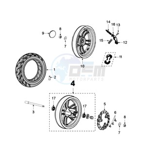 FIGHT 3 E A 4T drawing WHEELS