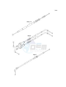 ZX 600 J [ZZR600] (J6F-J8F) J8F drawing CABLES