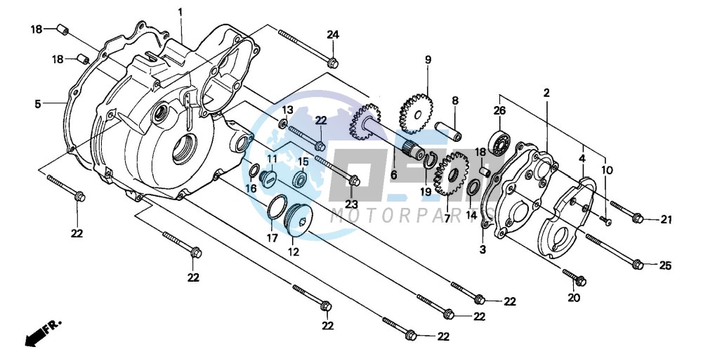 LEFT CRANKCASE COVER