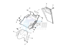 YQ AEROX 50 drawing FENDER