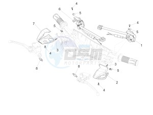 PRIMAVERA 50 4T 3V E4 30 MPH NOABS 30 Mph (NAFTA) drawing Selectors - Switches - Buttons