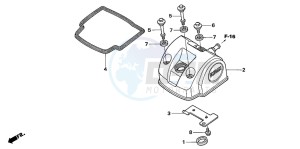 CRF450X drawing CYLINDER HEAD COVER