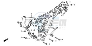 NSR50S drawing FRAME BODY