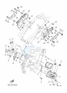 XSR900 MTM850 (BAEE) drawing SIDE COVER