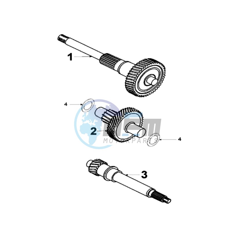 DRIVE SHAFTS / KICKSTARTER