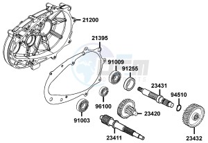 PEOPLE S 200 I drawing Transmission