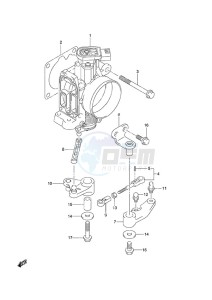 DF 140A drawing Throttle Body