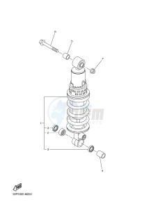 FZ8-S FZ8 FAZER 800 (42PN) drawing REAR SUSPENSION