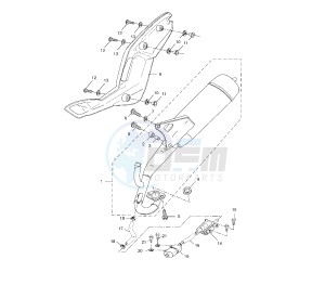 NS AEROX 50 drawing EXHAUST