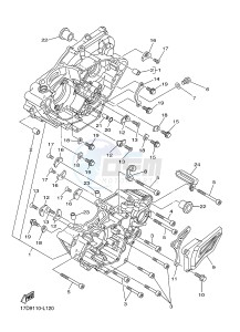 YZ250F (17DH 17DJ 17DK 17DL) drawing CRANKCASE