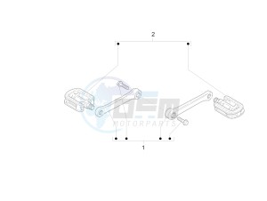 Wi-Bike Mas Deore Active-2017 (NAFTA) drawing Control pedals - Levers