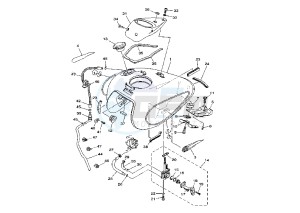 XVS DRAG STAR 250 drawing FUEL TANK