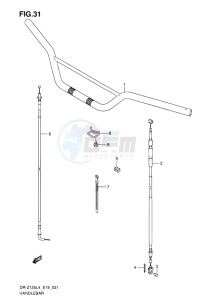 DR-Z125L EU drawing HANDLEBAR