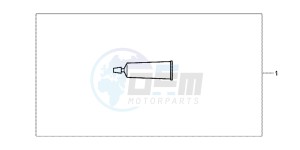 CB500FAD CB500F ABS Continue » UK - (E) drawing HANDGRIP CEMENT