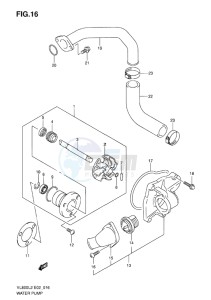 VL800C INTRUDER EU drawing WATER PUMP