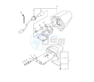 XJ6-F DIVERSION 600 drawing TAILLIGHT