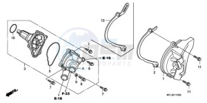 CBR1000RR9 Korea - (KO / SPC) drawing WATER PUMP