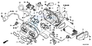 CBF1000FAC drawing AIR CLEANER