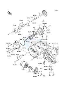 Z750S ZR750K6F FR GB XX (EU ME A(FRICA) drawing Oil Pump