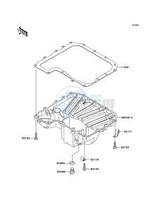 Z1000 ZR1000B8F FR GB XX (EU ME A(FRICA) drawing Oil Pan