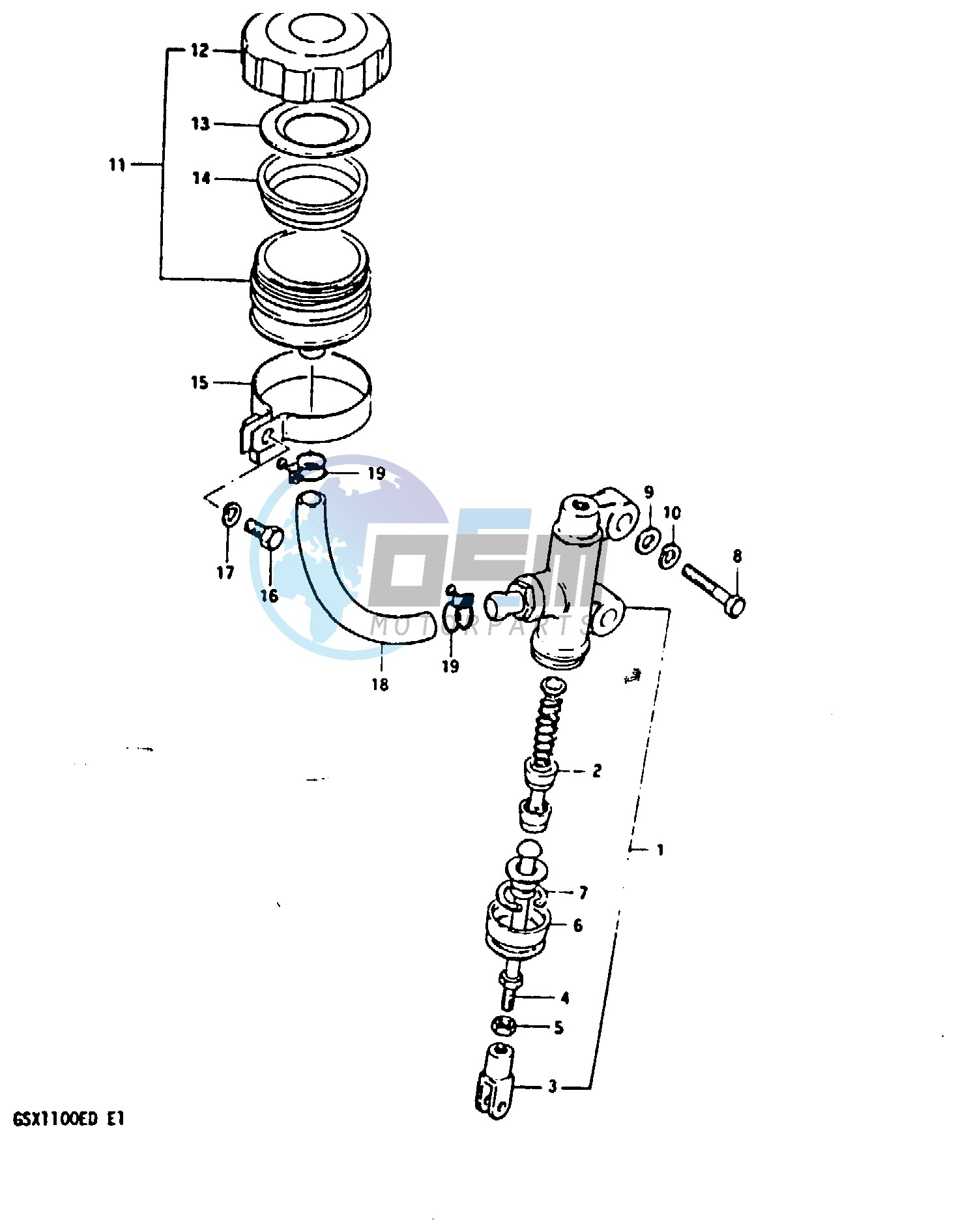 REAR MASTER CYLINDER