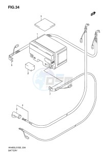 AN400Z ABS BURGMAN EU-UK drawing BATTERY