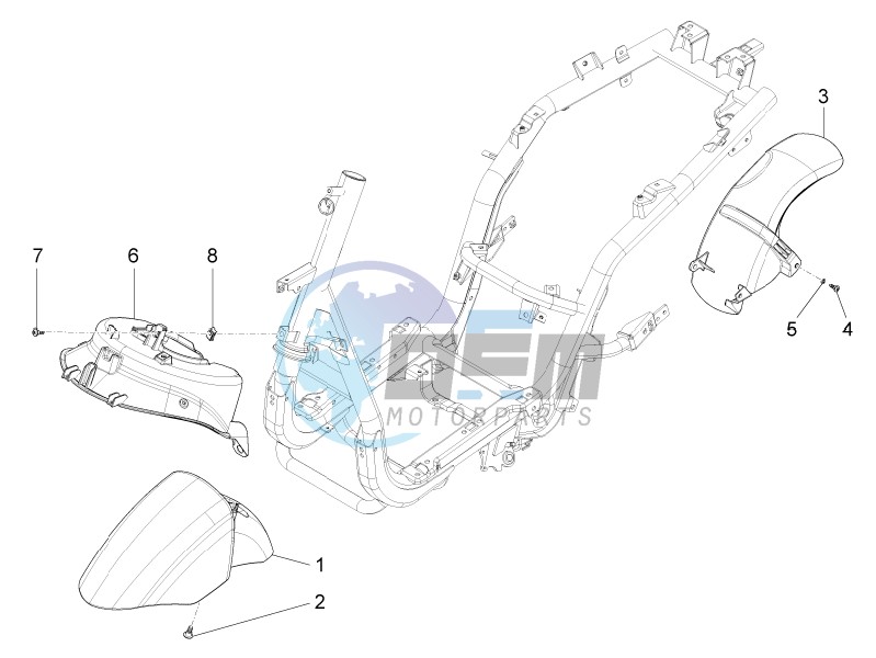 Wheel housing - Mudguard