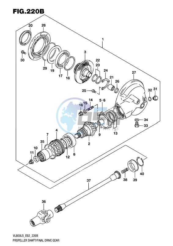 PROPELLER SHAFT_FINAL DRIVE GEAR