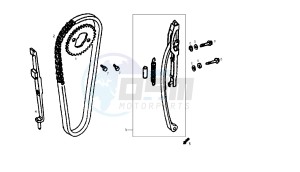 DXR - 250 CC drawing TIMING CHAIN